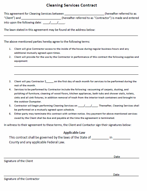 service agreement template pdf